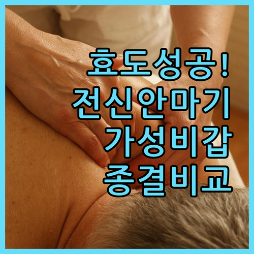 가성비 좋은 전신 안마기 세트 상세 ..