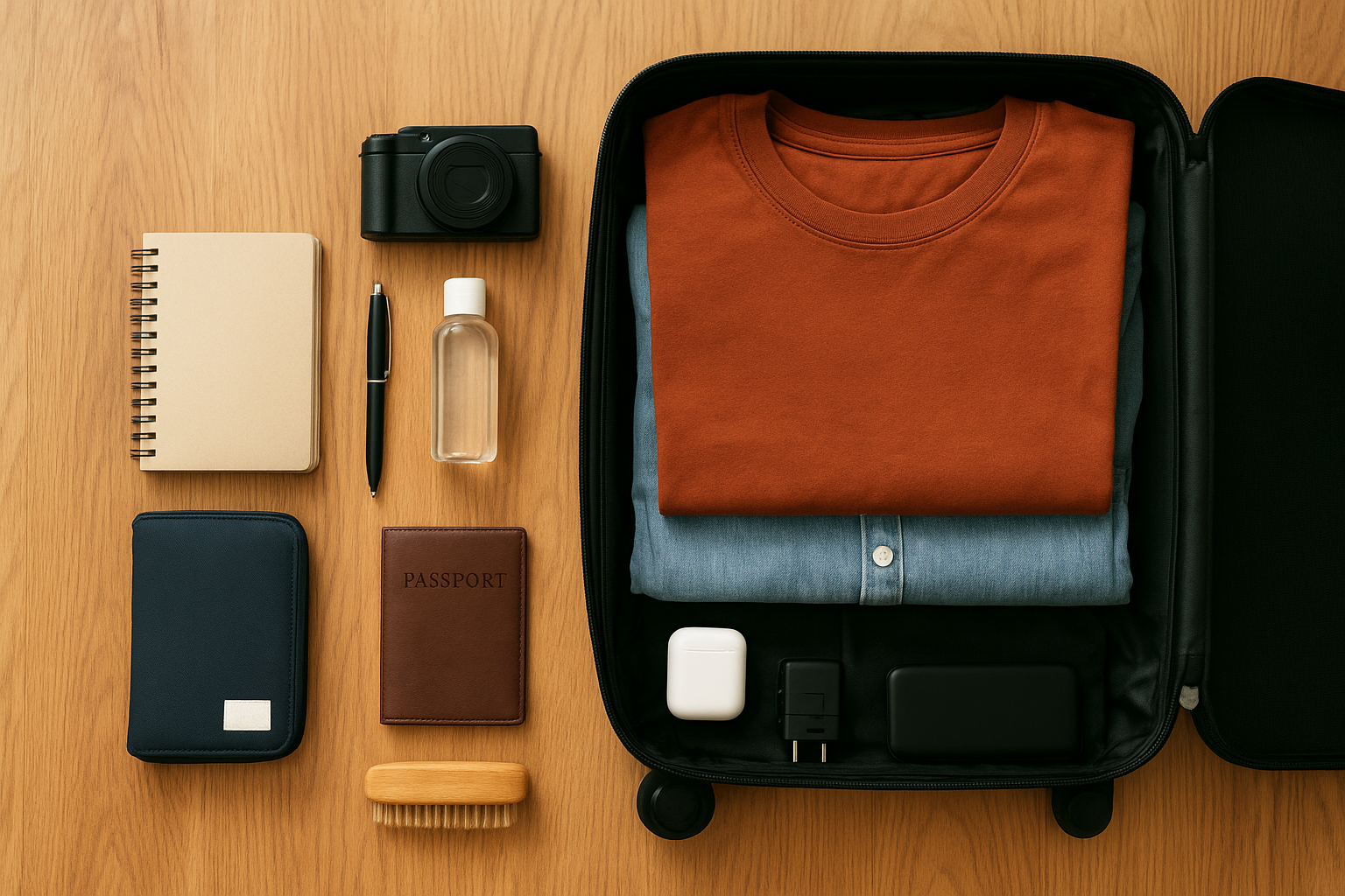 여행을 떠나기 준비해야 할 필수 준비물