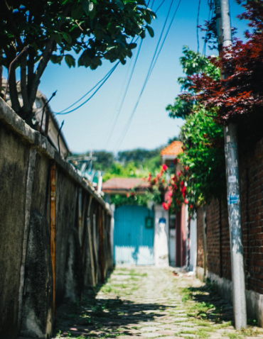군산 골목길 사진