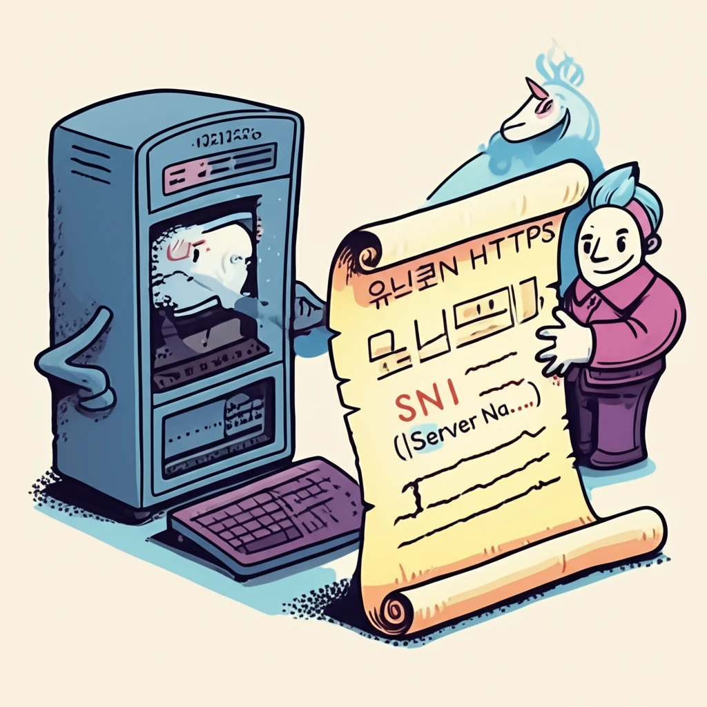 차단된 사이트 접속 해결 유니콘 HT..