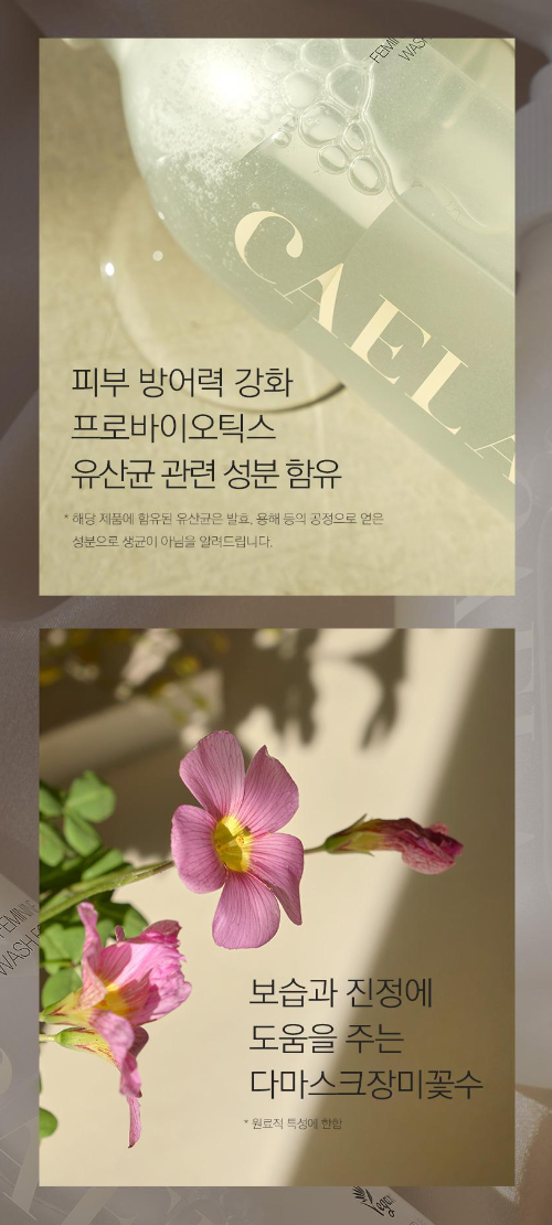 카엘라 락토 다마스크로스 여성 청결제