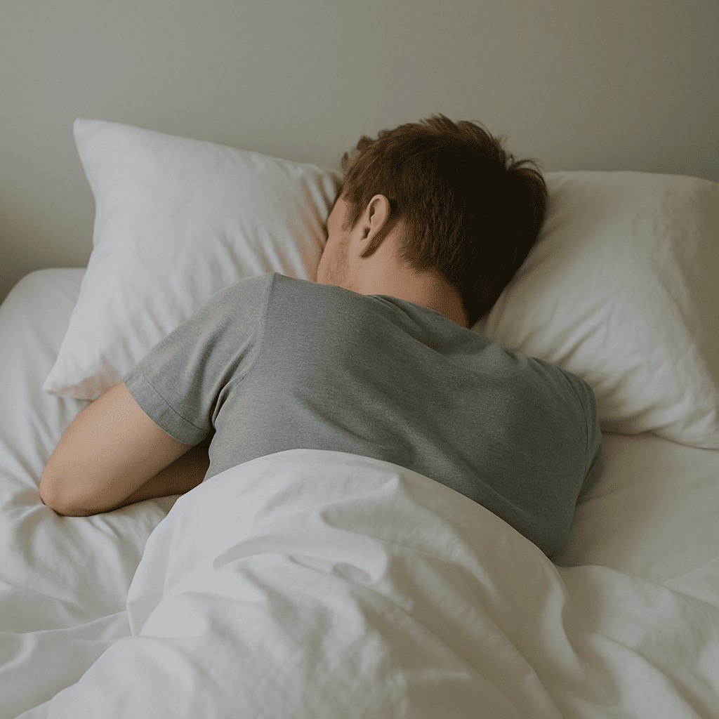 수면중인사람이미지