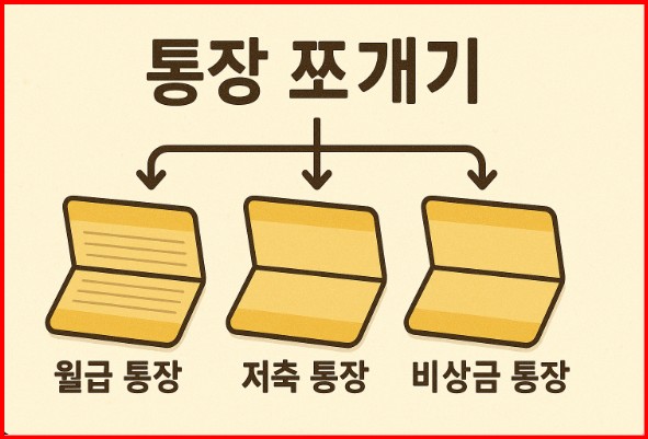 통장 쪼개기 이미지