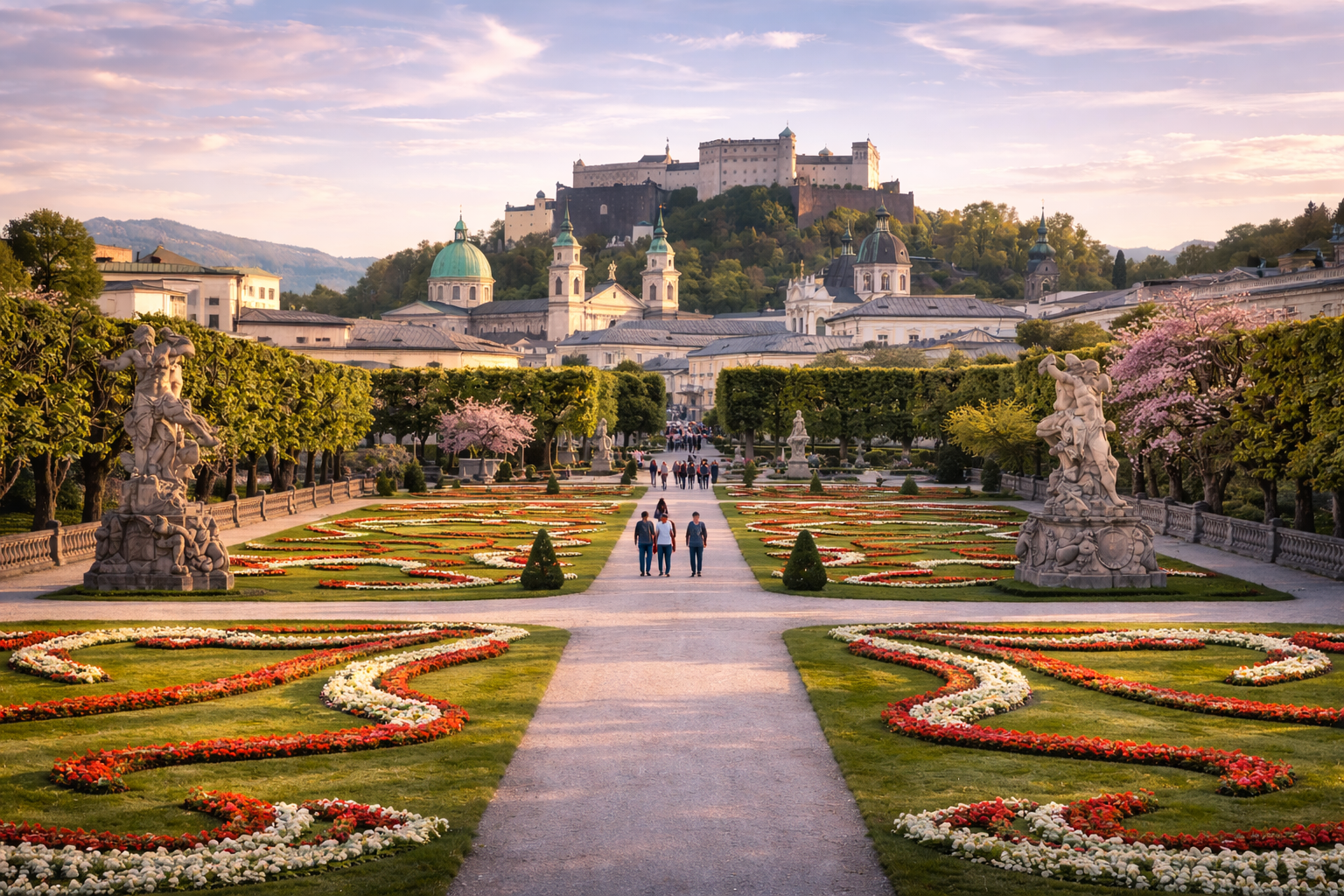 잘츠부르크 - 미라벨정원 사진