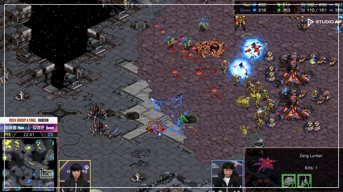 SSL 24강 A조 최종전 3시멀티공격