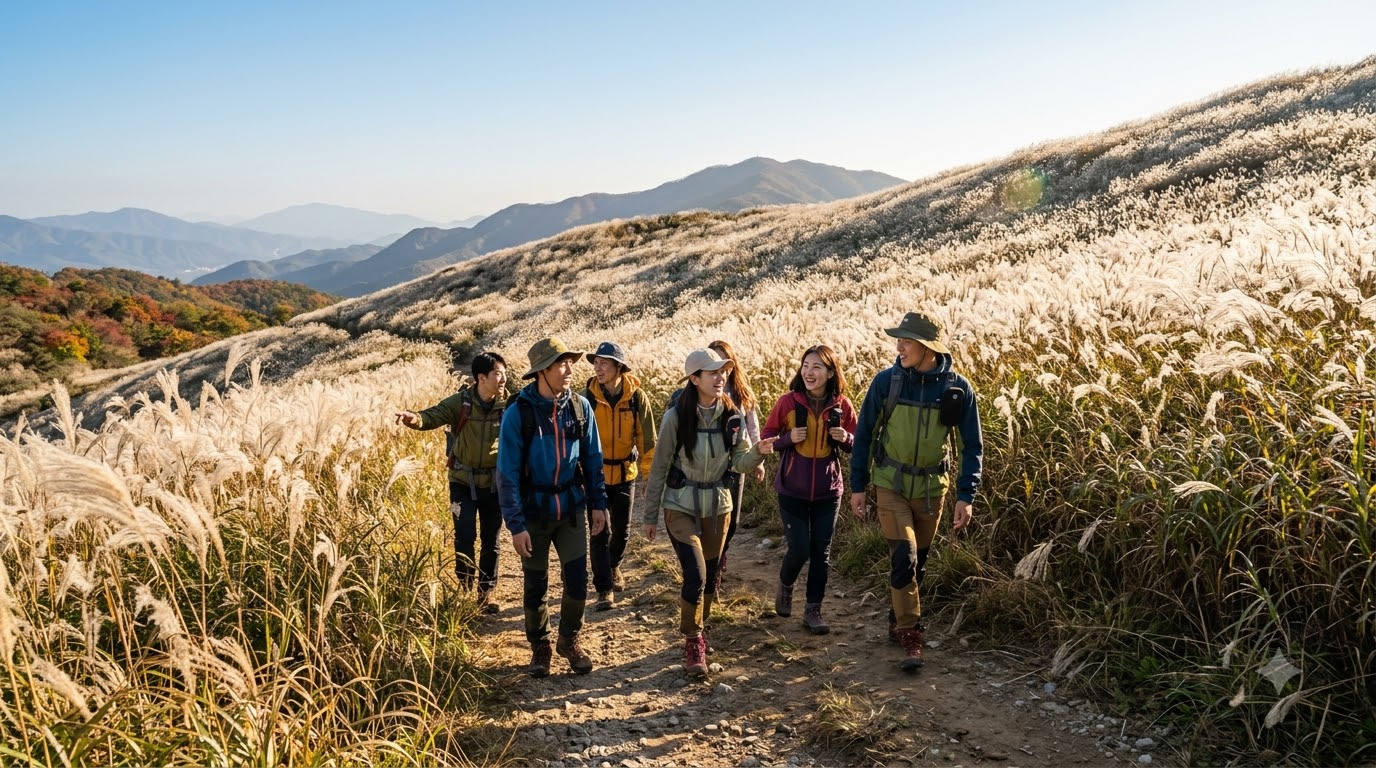 정선 민둥산 억새축제 산행기, 은빛 억새 물결 속으로 떠나는 가을 산행