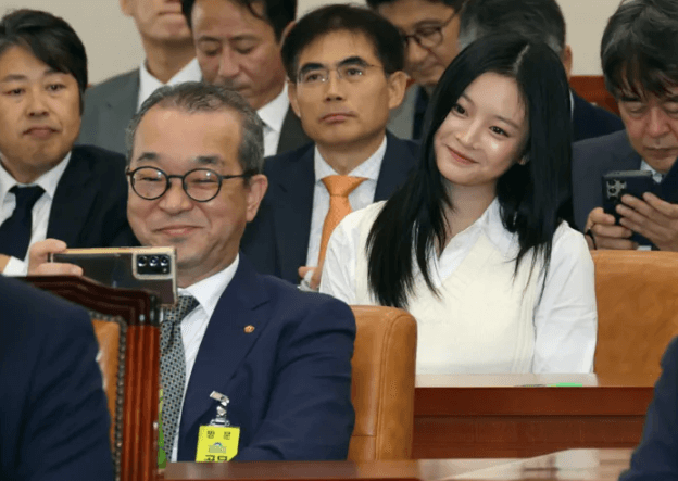 한화오션사장-하니-셀카-국정감사