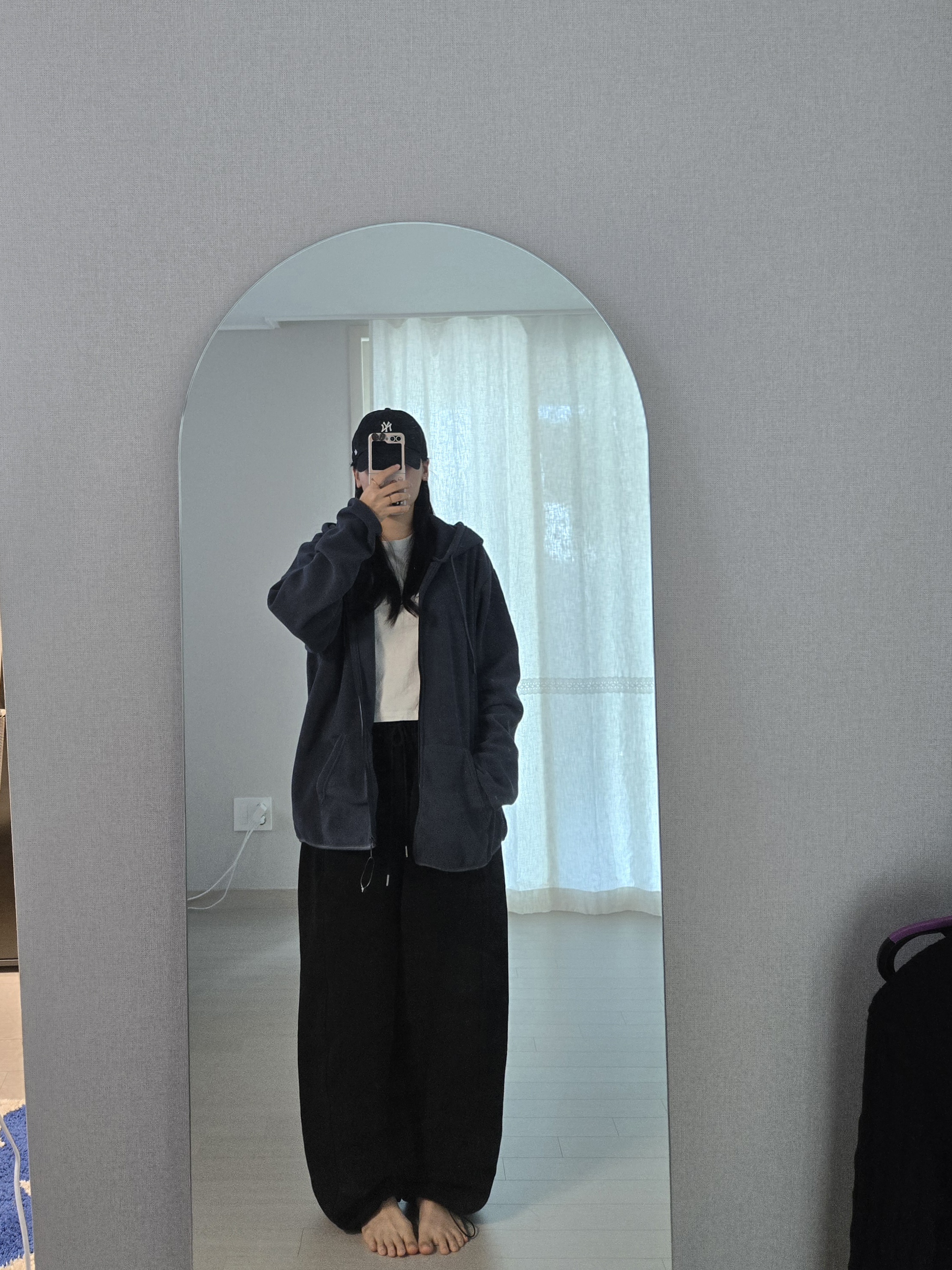 다이소 플리스 후드집업 사이즈 추천