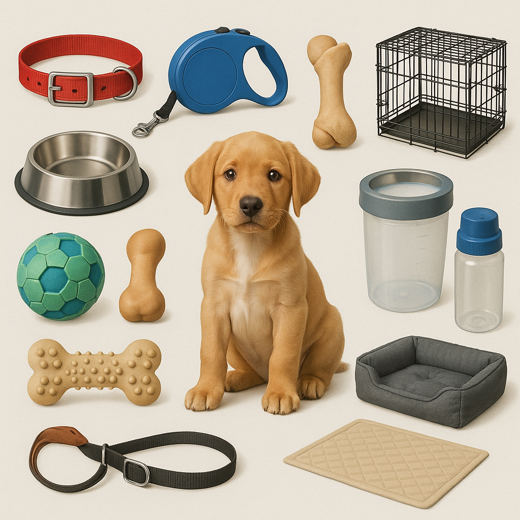 강아지 용품 사진