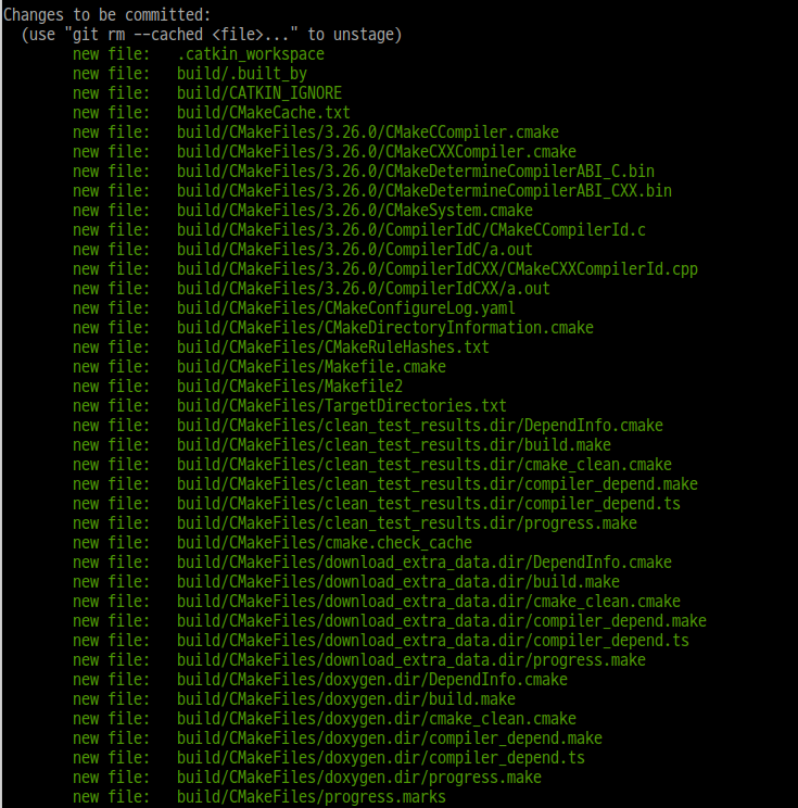 git status