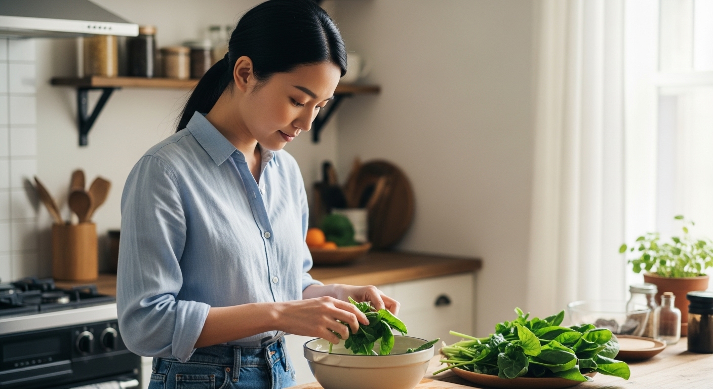 10월 제철음식 시금치