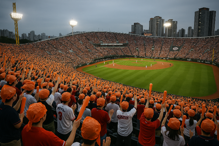 사직야구장 봉다리 응원