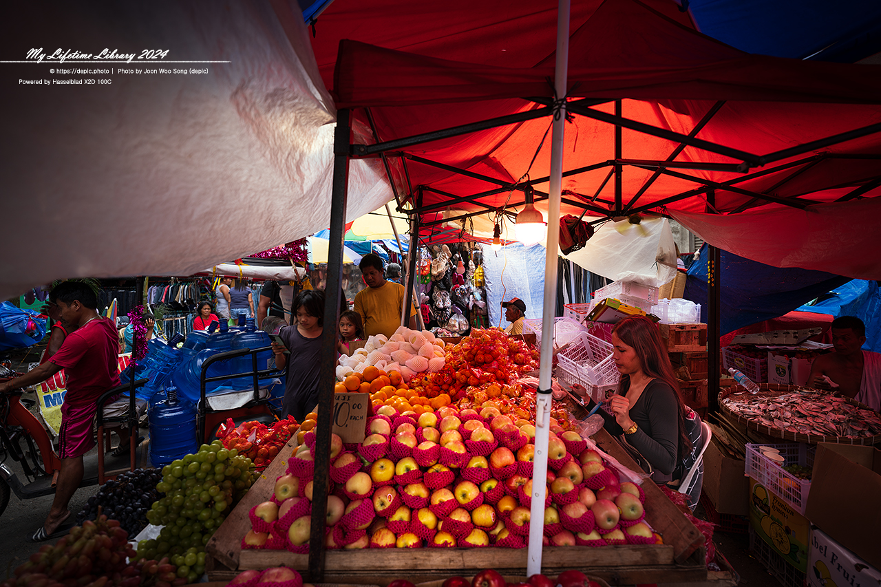 필리핀 세부 거리 시장