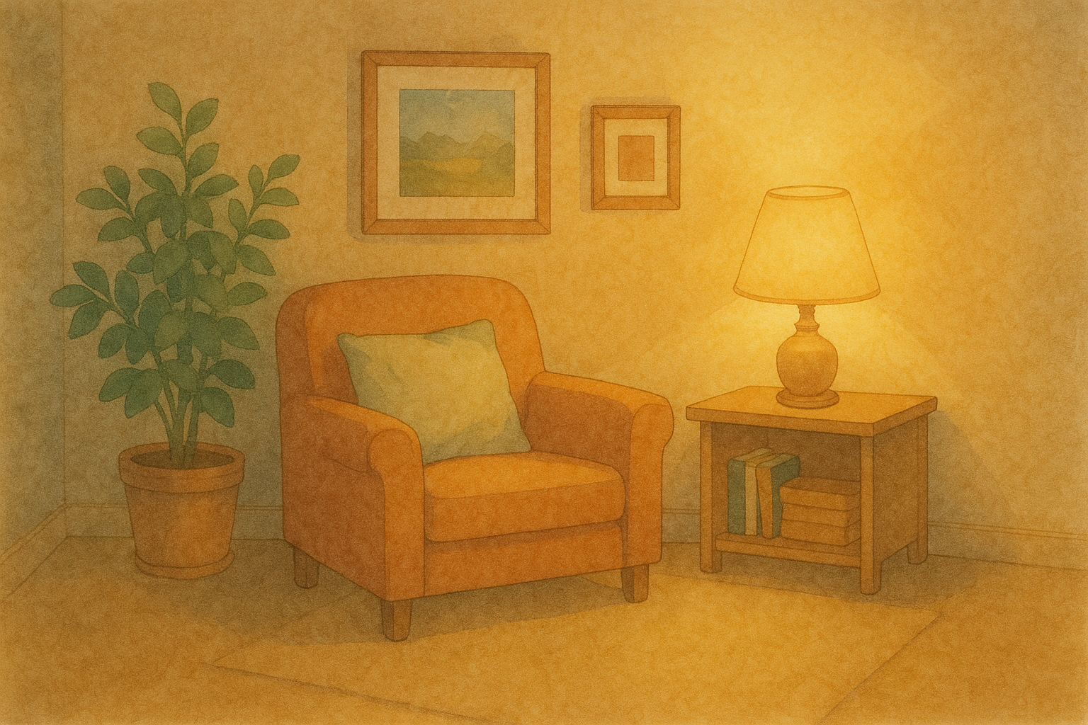 아늑한 독서 공간