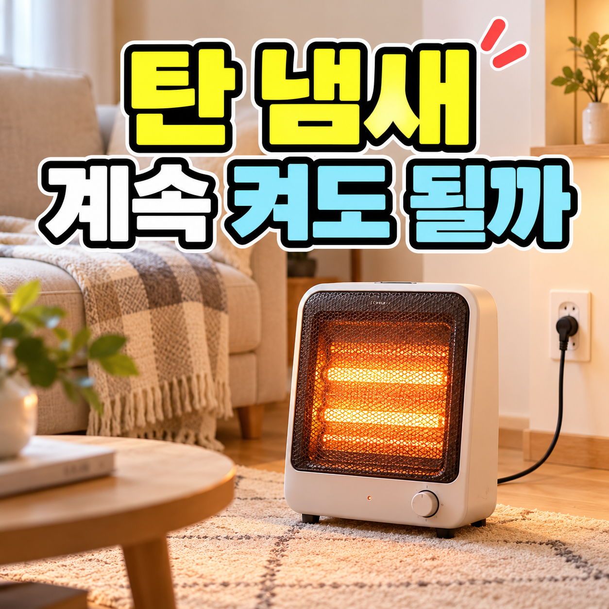 전기히터 탄 냄새 대표 이미지