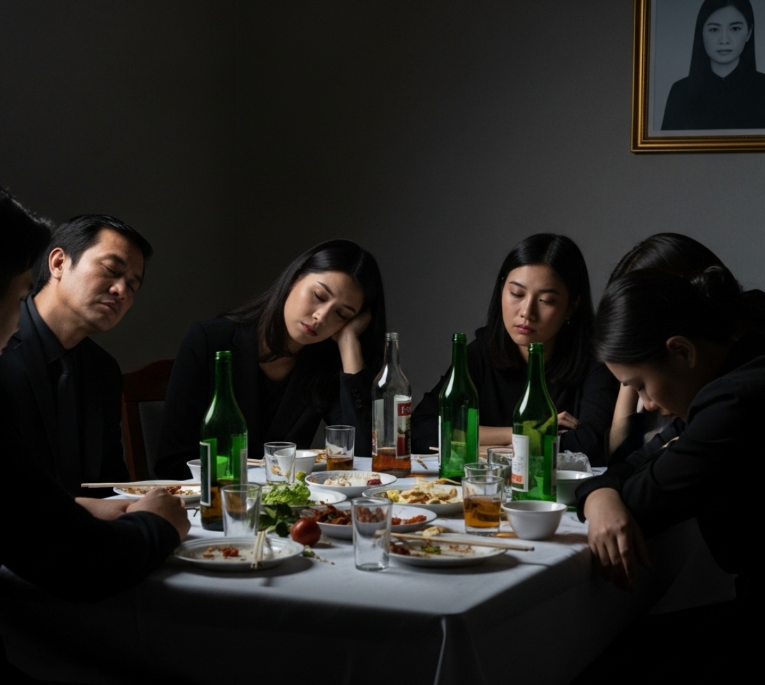 형식적인 조문과 유가족의 소진