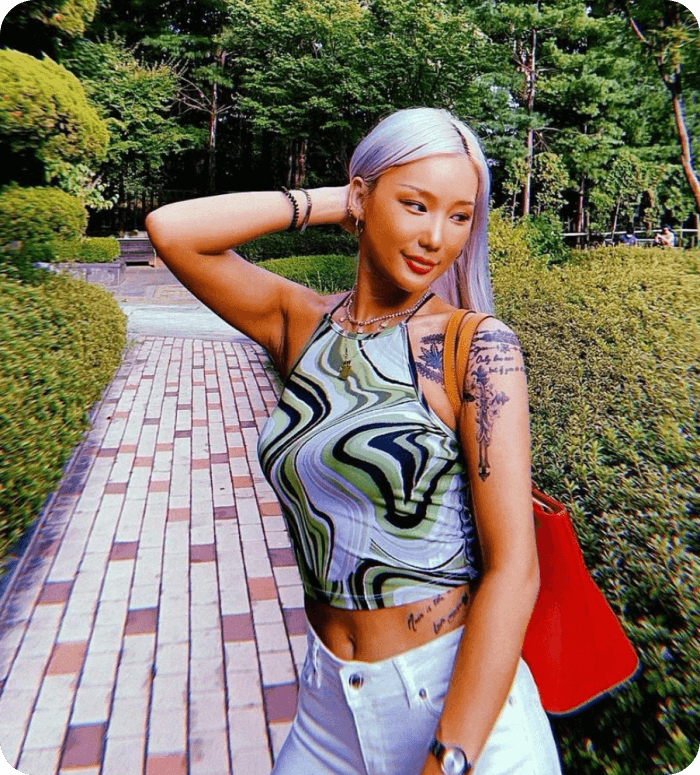 제트썬 팔 문신