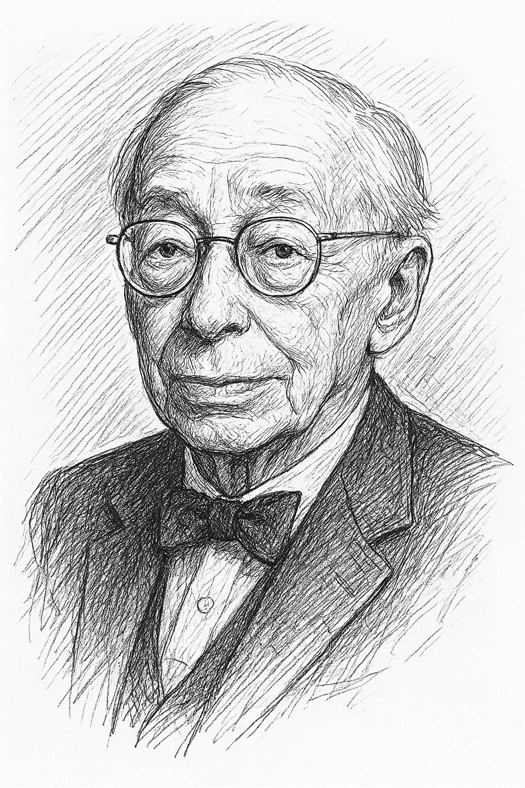 생성형 AI로 그린 앙드레 코스톨라니(André Kostolany) 인물 이미지입니다.