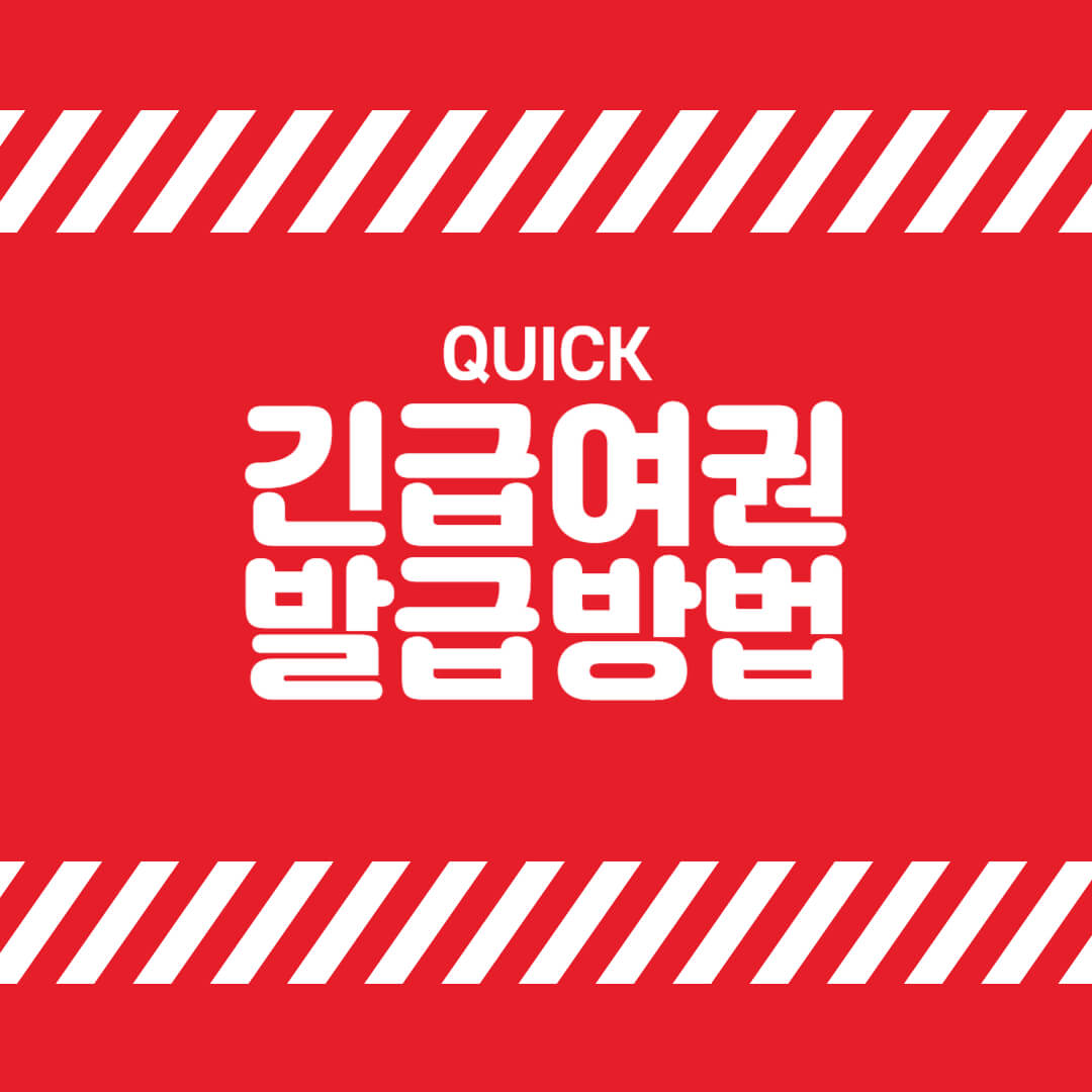 긴급여권 발급방법, 장소, 준비서류