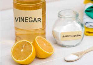 식초,베이킹소다