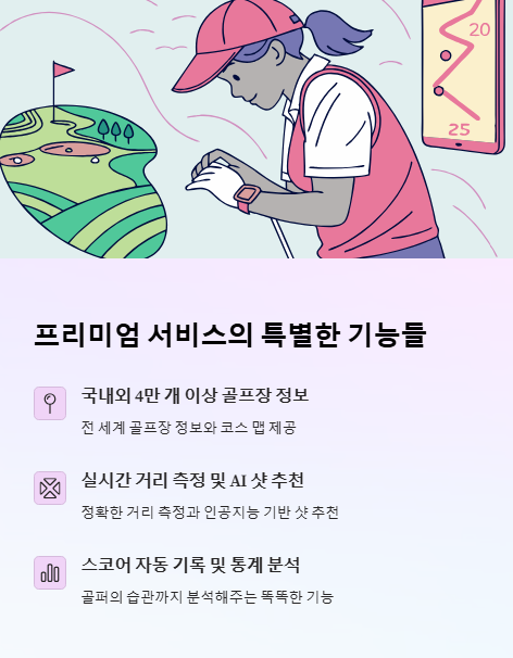 프리미엄 서비스의 특별한 기능들