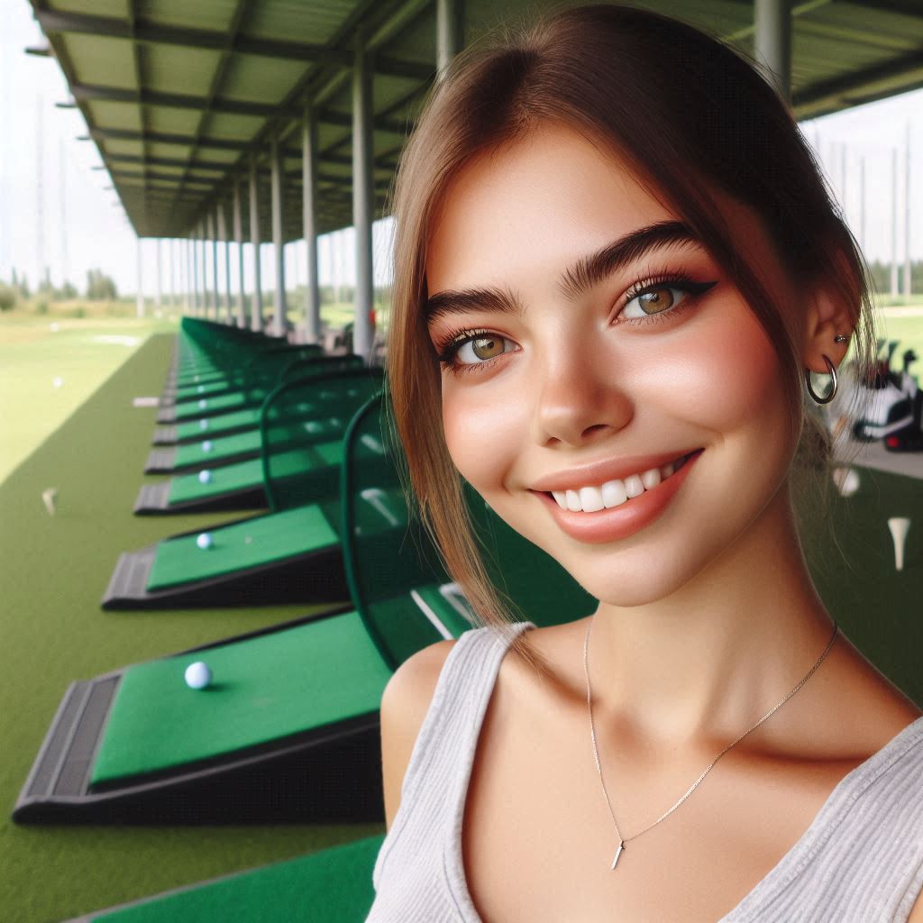 실외골프연습장 배경