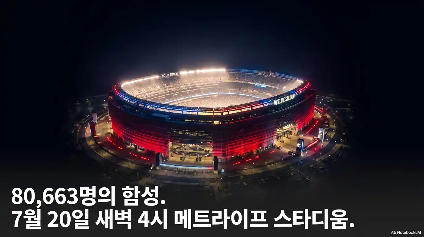 2026 북중미 월드컵 결승 개최지 메트라이프 스타디움 야경