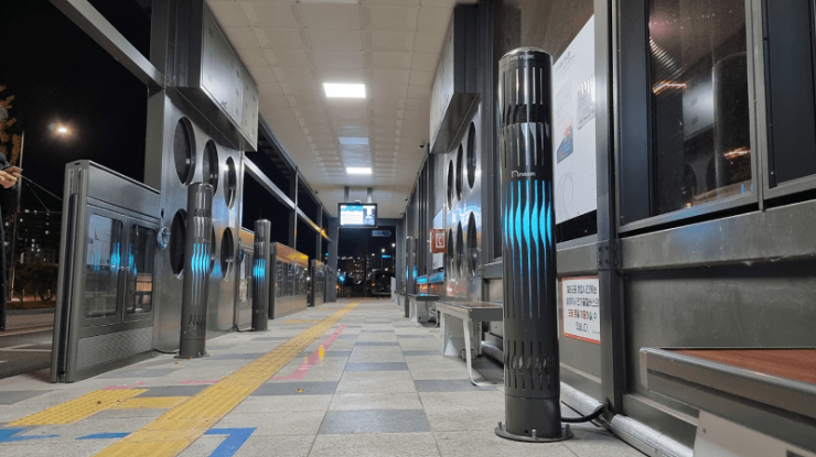 철도기술연구원, BRT 실외 미세먼지 저감장치 운영 시범사업 시행