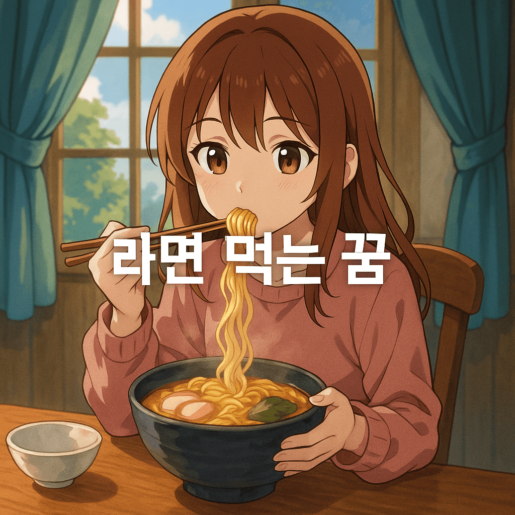 라면 먹는 꿈 해몽