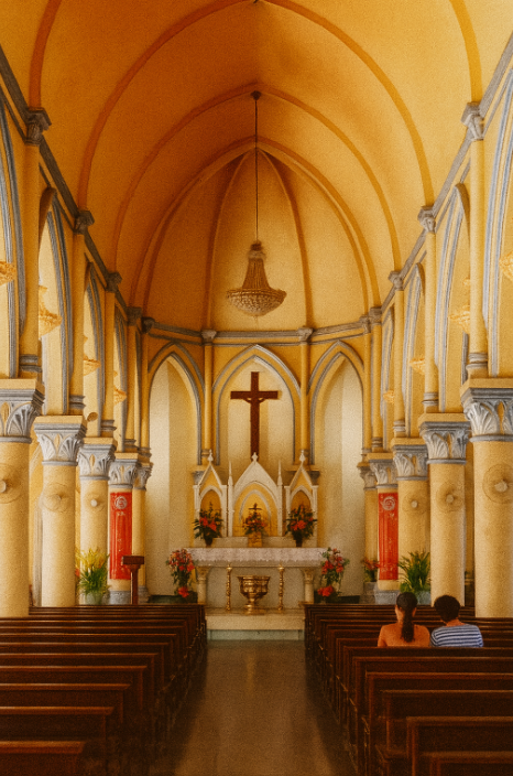 다낭의 대성당 내부