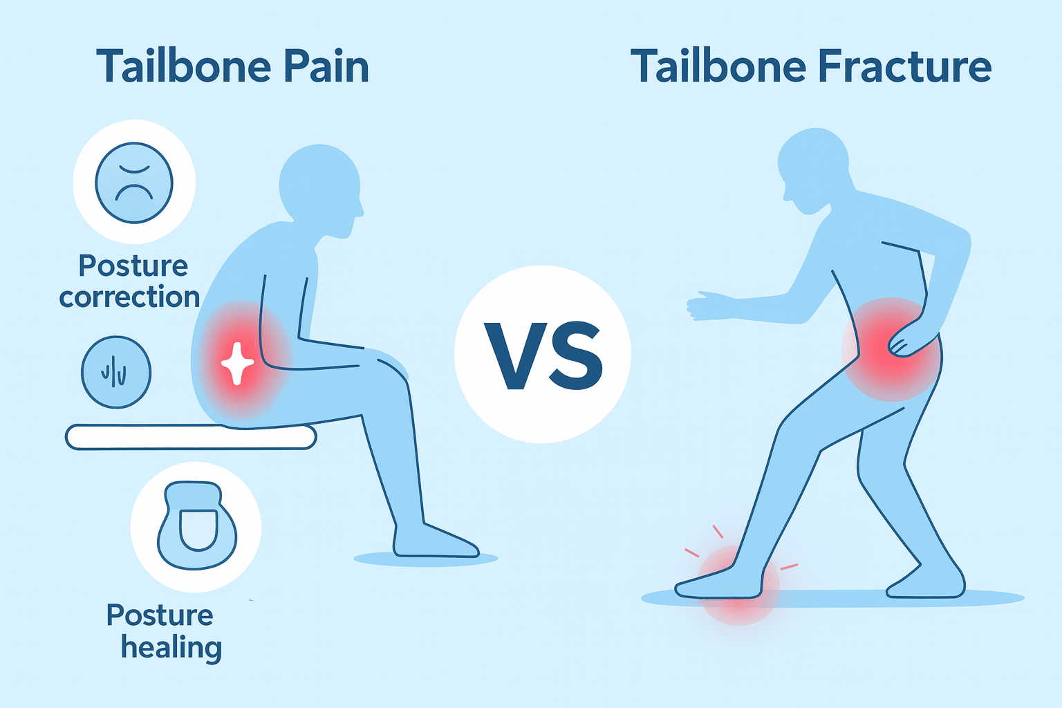 치료 및 회복 전략의 차이점
