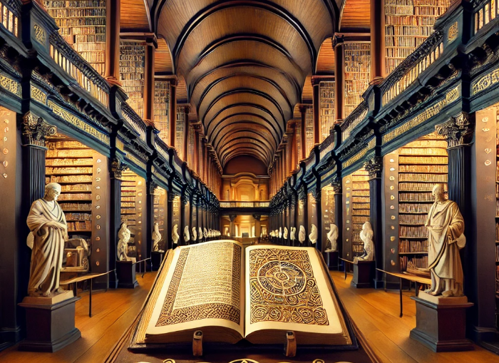 트리니티 컬리지 도서관의 북 오브 켈스 - 썸네일