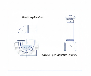 배수구 트랩 구조