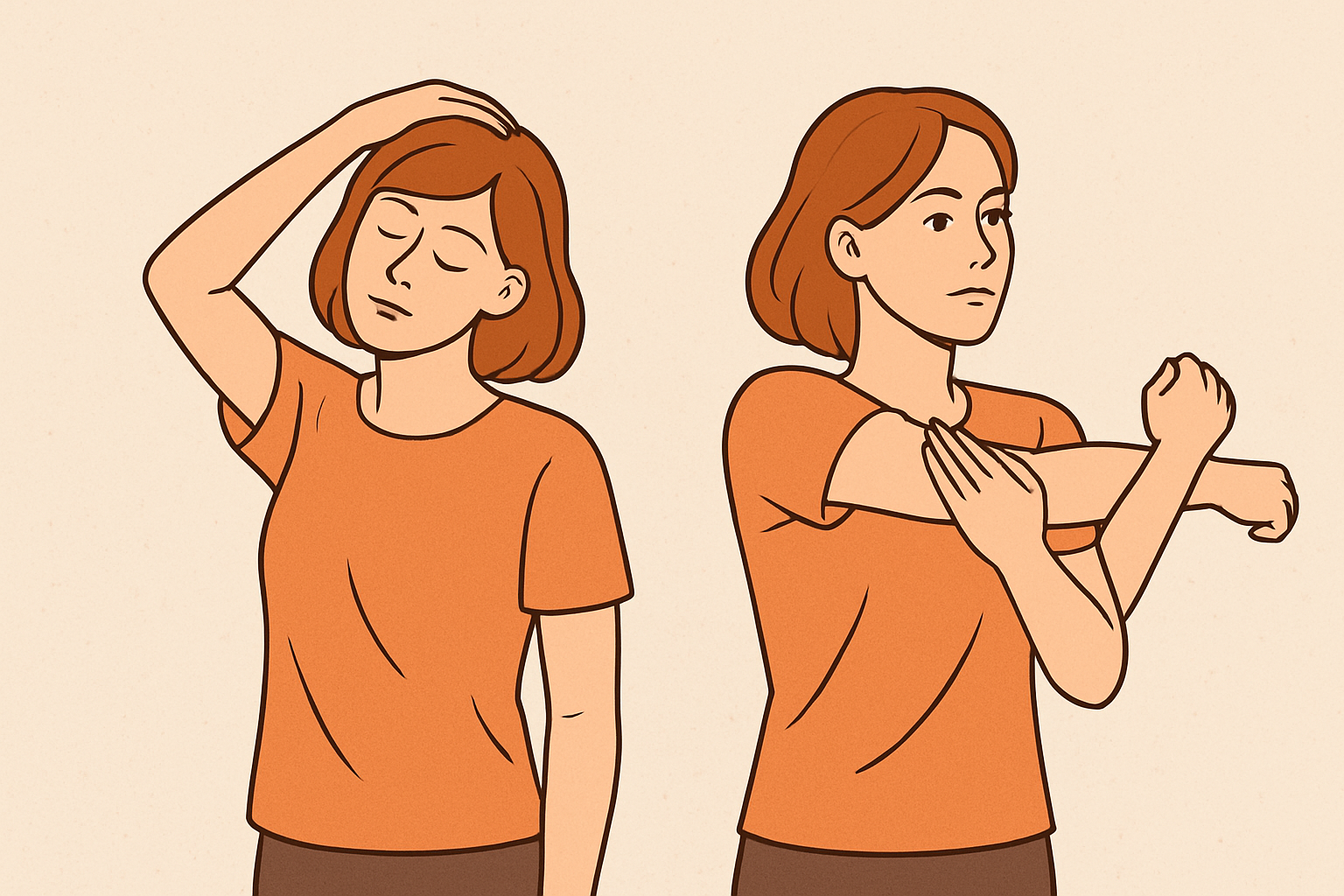 목,어깨 스트레칭