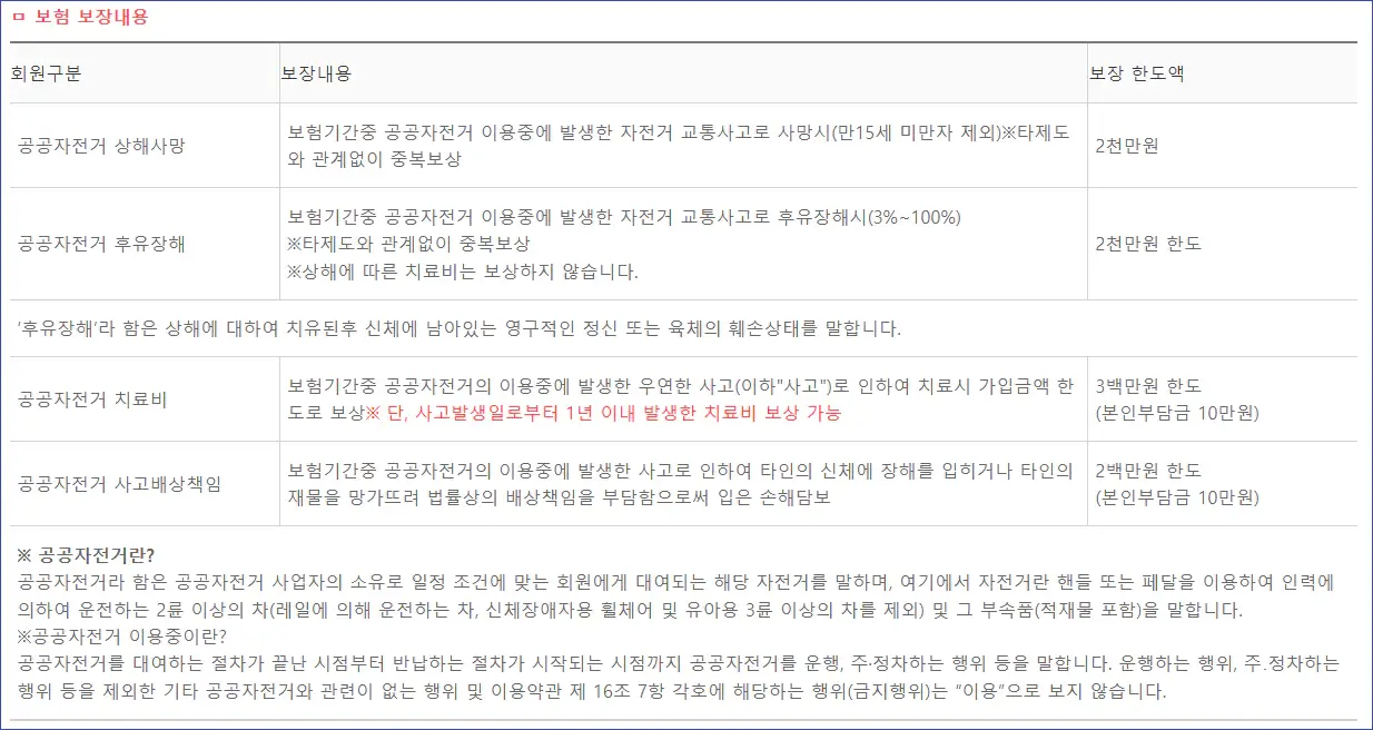 따릉이-자전거보험