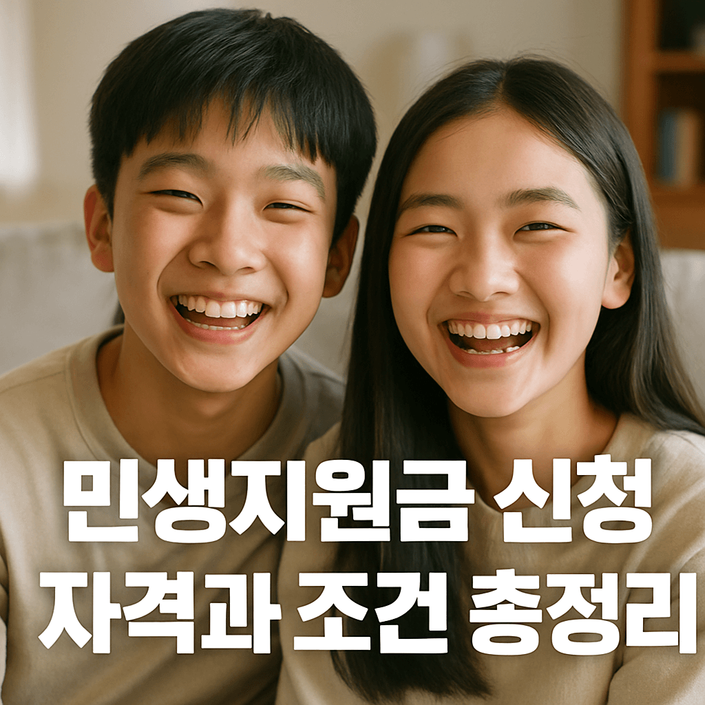 민생지원금 미성년자 신청