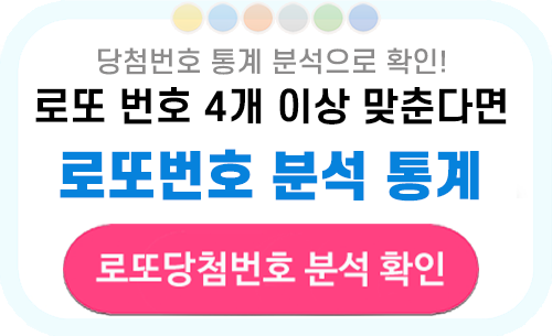 로또 1105회 당첨 예상번호 로또 당첨 번호 분석