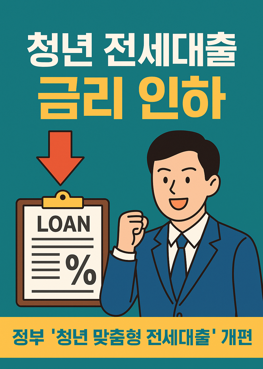 [청년 전세대출 금리 인하] 모르고 있으면 연 수십만 원 손해입니다
