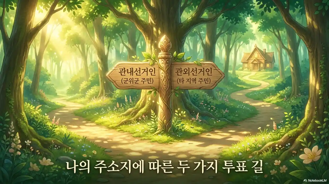사전투표 두가지 투표 길 관내 선거인과 관외 선거인