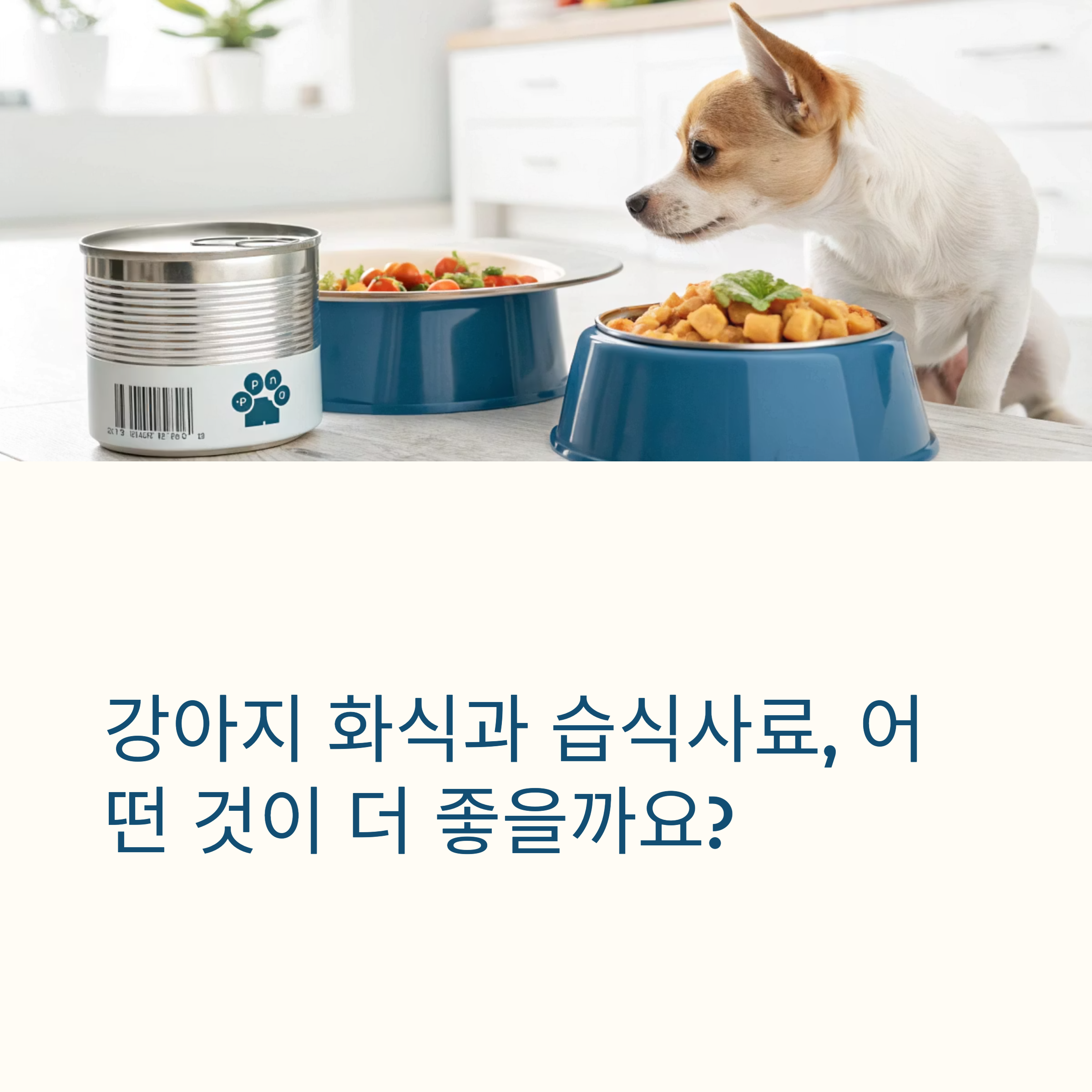 강아지 화식과 습식사료,어떤 것이 더 좋을까요?