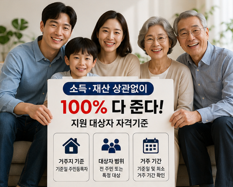 "우리 동네는 왜 안 줘요?" - 2026 추석 민생지원금 핵심 정리 (지차체별 지급액, 내 지원금 조회방법 등)