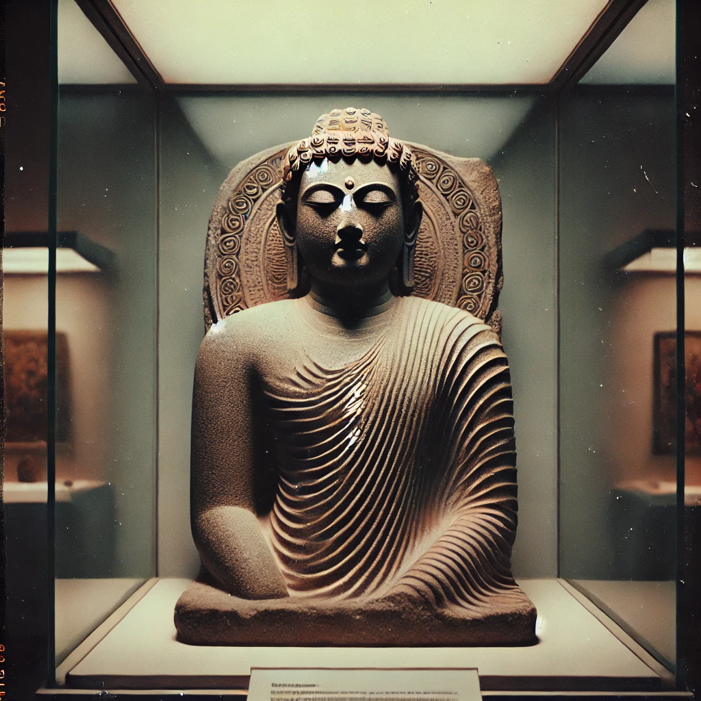 간다라 불상 배치 상징 관련 이미지