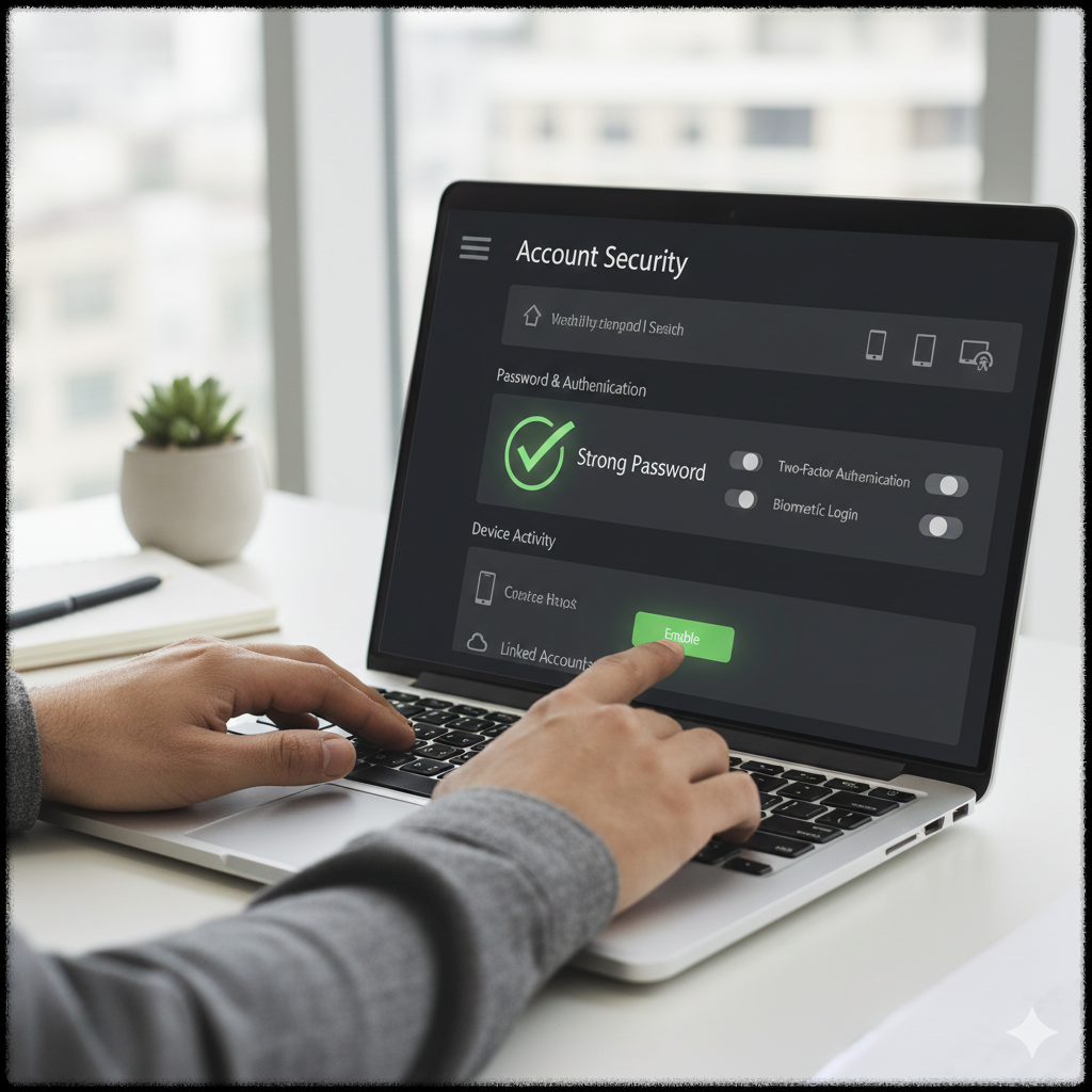 개인정보 유출 위험을 확인하는 사용자