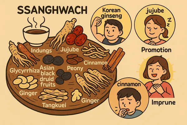 쌍화차 재료 구성과 약재별 효능5