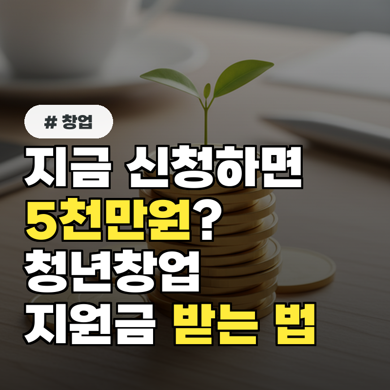지금 신청하면 5천만원 청년창업지원금, 10분 만에 받는 법