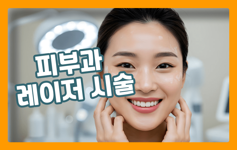 피부과 레이저 시술 표현