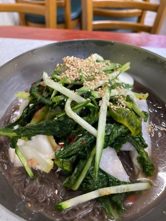 열무냉면