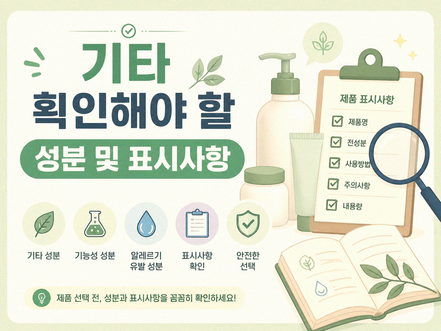 건강기능식품 챙겨 먹기 전, 이걸 꼭 짚고 넘어가세요