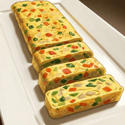 달걀 채소 부침