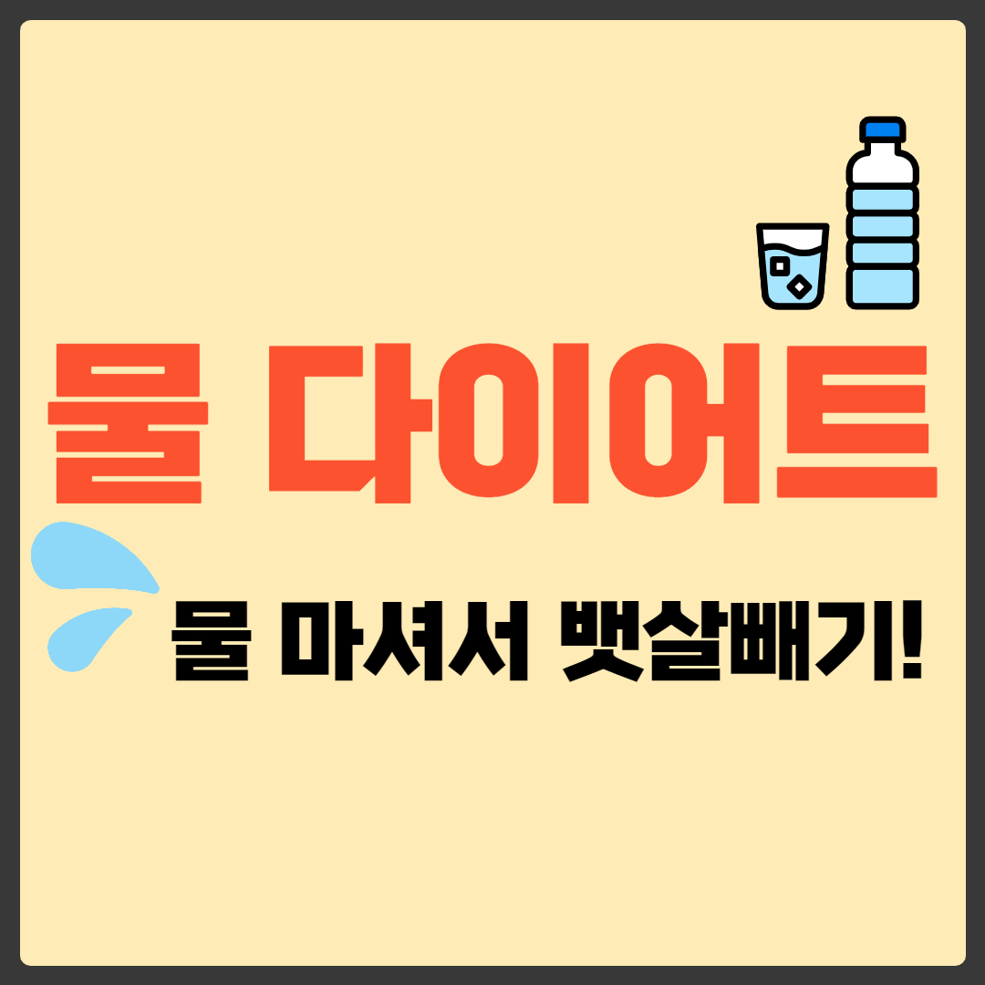 물 다이어트